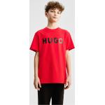 Rote HUGO BOSS Kinder T-Shirts aus Baumwolle für Jungen 
