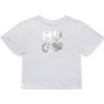 Weiße HUGO BOSS Kinder T-Shirts aus Baumwolle für Mädchen 