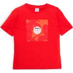 Rote HUGO BOSS BOSS Kinder T-Shirts aus Baumwolle für Jungen 