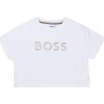 Weiße HUGO BOSS BOSS Kinder T-Shirts aus Baumwolle für Mädchen 