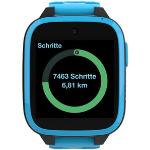 Blaue Smartwatches mit Touchscreen-Zifferblatt mit Kamera für Kinder 
