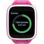 Rosa Smartwatches mit Touchscreen-Zifferblatt mit Kamera für Kinder 