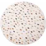 Bunte Runde Runde Teppiche 110 cm aus Baumwolle 