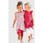 Rote Gepunktete Elegante Kidsworld Jerseykleider für Kinder aus Jersey für Mädchen Größe 146 