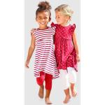 Rote Gepunktete Kidsworld Jerseykleider für Kinder aus Jersey für Mädchen Größe 146 