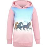 KIDSWORLD Longsweatshirt für kleine Mädchen mit Pferdedruck