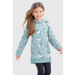 Mintgrüne Kidsworld Gemusterte Kinderkleider mit Einhornmotiv für Mädchen Größe 146 