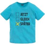 Reduzierte Blaue Kidsworld T-Shirts mit Knopf aus Jersey für Herren Einheitsgröße 