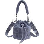 KIDYBO Bucket Bags for Damen, Mini Bucket Bag Geldbörsen Weicher Plüsch Crossbody Bucket Bags Kordelzug Handtaschen Hobo Bag (Color : Gray)