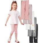 Unifarbene Capri-Leggings für Kinder mit Rüschen für Mädchen Größe 86 für den für den Sommer 