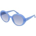 Blaue Runde Runde Sonnenbrillen für Damen 