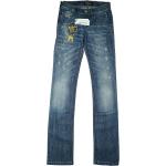 Blaue Killah Slim Fit Jeans aus Baumwollmischung für Damen Weite 24, Länge 34 