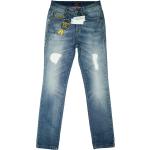 Blaue Killah Slim Fit Jeans aus Baumwollmischung für Damen Größe XS Weite 25, Länge 32 