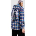 Reduzierte Blaue Streetwear Flanellhemden aus Flanell für Herren Größe XL 
