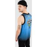 Reduzierte Blaue Streetwear Tank-Tops mit Basketball-Motiv aus Jersey für Herren Größe XL für den für den Sommer 