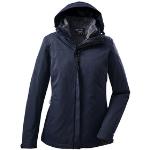 Reduzierte Marineblaue Winddichte Atmungsaktive Killtec 3 in 1 Jacken & Doppeljacken mit Reißverschluss für Damen Größe XL 
