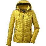 Gelbe Gesteppte Sportliche Killtec Winterjacken aus Polyester für Damen Größe L 