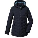 Marineblaue Gesteppte Sportliche Killtec Winterjacken aus Polyester für Damen Größe XL 