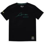 KIMOA Unisex Aston Martin Fernando Alonso T-Shirt, Dunkelgrau (40), L