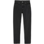 Schwarze Loose Fit Monki Bio Mom-Jeans aus Denim für Damen Größe XL 