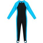 Blaue Sportbadeanzüge & Schwimmanzüge für Kinder aus Neopren 1-teilig 