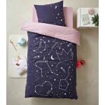 Violette Sterne Vertbaudet Bettwäsche Sets & Bettwäsche Garnituren mit Einhornmotiv aus Baumwolle 