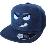 Marineblaue Bestickte Emoji Snapback-Caps für Kinder für den für den Sommer 