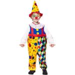 Bunte Widmann Clown-Kostüme & Harlekin-Kostüme für Kinder Größe 116 