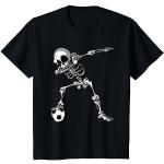 Kinder Dab Skelett mit Fussball Jungen T-Shirt Dab