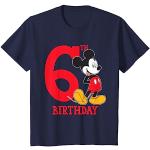 Kinder Disney Mickey Mouse 6th Birthday T-Shirt