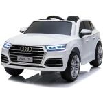 Weiße Audi Q5 Elektroautos für Kinder für 3 - 5 Jahre 