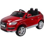 Kinder Elektroauto AUDI Q7 4L Kinderauto Elektrofahrzeug Elektro Auto Spielzeug (Rot lackiert)