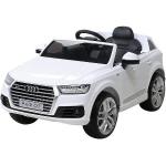 Weiße Audi Q7 Elektroautos für Kinder 