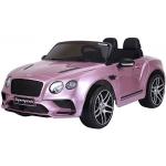 Pinke Bentley Elektroautos für Kinder aus Kunstleder für 3 - 5 Jahre 