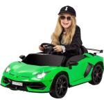 Grüne Lamborghini Aventador Elektroautos für Kinder 