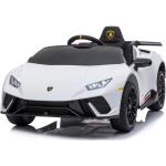 Weiße Lamborghini Huracán Elektroautos für Kinder für 3 - 5 Jahre 
