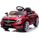 Rote Mercedes Benz Merchandise Elektroautos für Kinder aus Kunstleder für 3 - 5 Jahre 