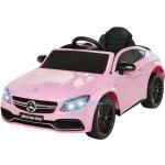 Pinke Mercedes Benz Merchandise Elektroautos für Kinder 