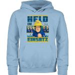 Hellblaue Motiv shirtracer Feuerwehrmann Sam Kindersweatshirts für Jungen Größe 98 für den für den Sommer 