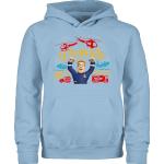 Hellblaue Motiv shirtracer Feuerwehrmann Sam Kinderhoodies & Kapuzenpullover für Kinder Größe 104 für den für den Sommer 
