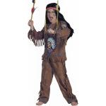 Braune Keller Indianerkostüme für Kinder Größe 122 