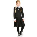 Schwarze Buttinette Stehkragen Gespenster-Kostüme für Kinder Größe 140 