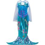 Blaue Meerjungfrau-Kostüme aus Polyester für Kinder Größe 134 