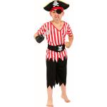 Schwarze Buttinette Piratenkostüme für Kinder Größe 122 