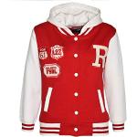 Rote College Jacken für Kinder & Baseball Jacken für Kinder für Mädchen 