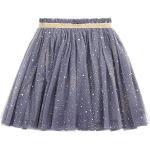 Blaue Sterne Mini Miniröcke für Kinder & kurze Kinderröcke mit Pailletten aus Tüll für Mädchen 