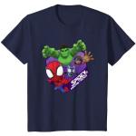 Blaue Spiderman Kinder T-Shirts Größe 80 