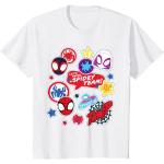 Weiße Spiderman Kinder T-Shirts Größe 80 