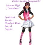 Bunte Monster High Draculaura Faschingskostüme & Karnevalskostüme für Kinder Größe 146 