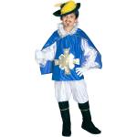 Blaue Widmann Mittelalter-Kostüme für Kinder Größe 134 